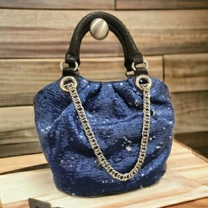 orYANY Blue Sequin Bag